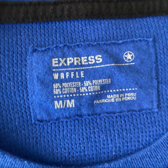Blue Express Men’s Long Sleeve - Picture 4 of 5